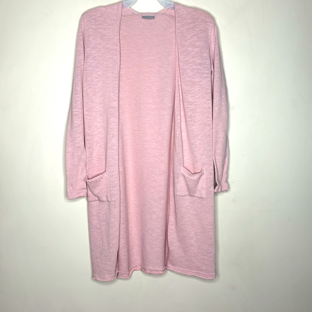 ABOUND | Pink Long Pocket Cardigan | Sweater | Travel Piece | Spring Fashion XXS